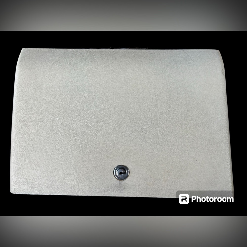 CADILLAC DEVILLE GLOVE BOX LID COMPARTMENT LID 1965 1966 AUTHENTIC NO KEY.